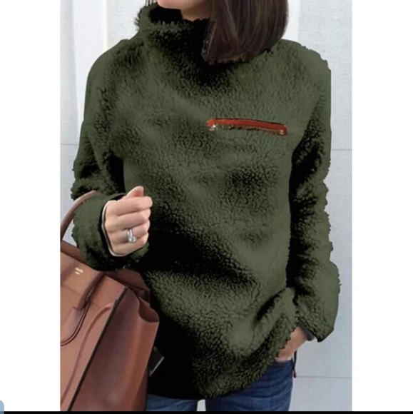 Tops - SALE! Super Soft Fleece Pullover Top Sweatshirt